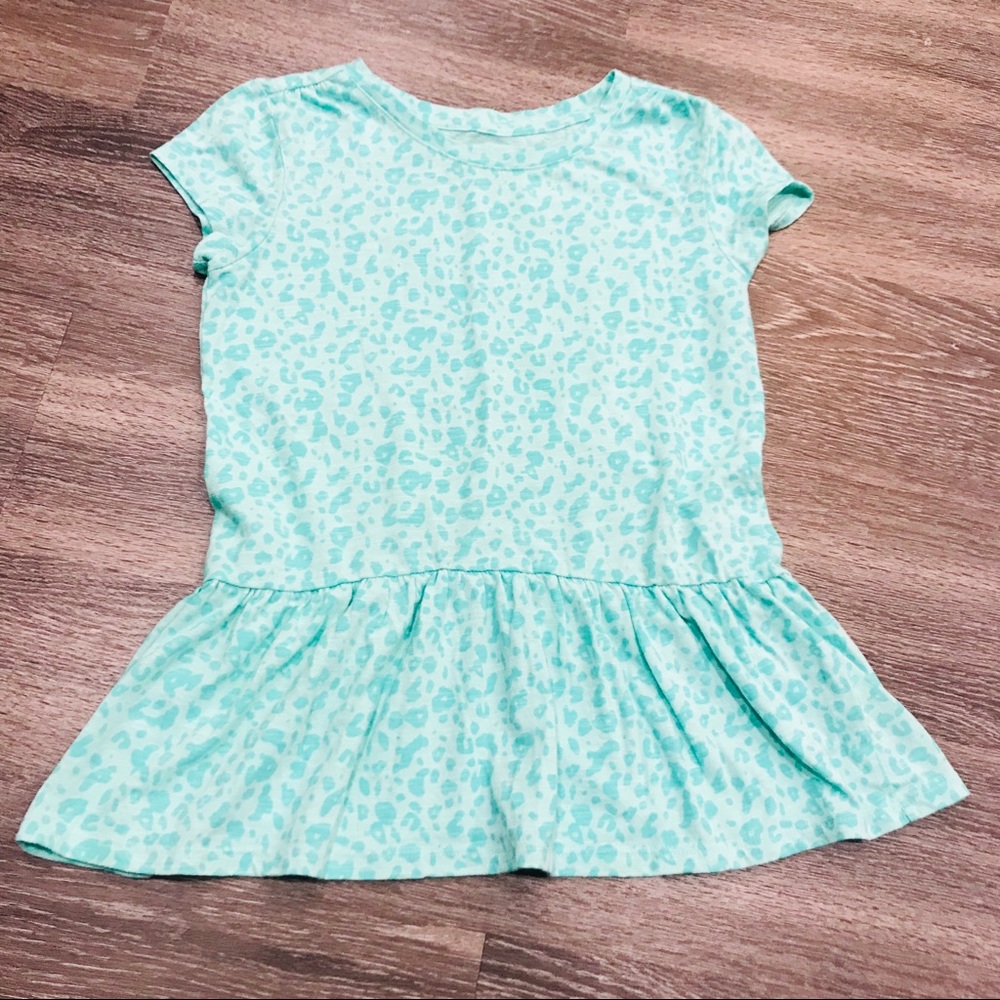 Cap Sleeve Peplum T-shirt
